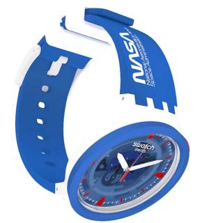 ΡΟΛΟΙ SWATCH SB03Z100 SWATCH Jumpsuit Blue Silicone Strap