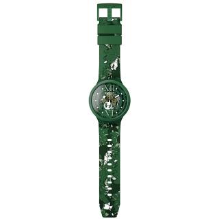 ΡΟΛΟΙ SWATCH SB05G104 SWATCH Camoflower Green Multicolor Silicone Strap