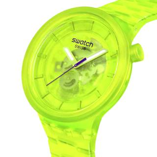 ΡΟΛΟΙ SWATCH SB05J103 SWATCH Big Bold Colors Of Joy Yellow Biosourced Bracelet