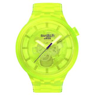 ΡΟΛΟΙ SWATCH SB05J103 SWATCH Big Bold Colors Of Joy Yellow Biosourced Bracelet