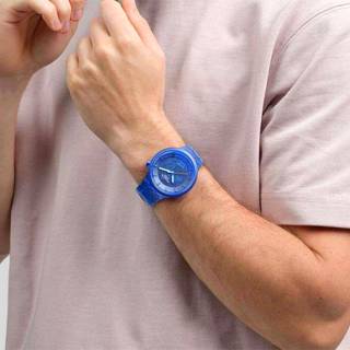 ΡΟΛΟΙ SWATCH SB05N116 SWATCH Big Bold Colors Of Joy Blue Biosourced Bracelet