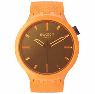 ΡΟΛΟΙ SWATCH SB05O102 SWATCH Essentials Big Bold Crushing Orange Silicone Strap