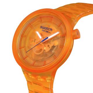 ΡΟΛΟΙ SWATCH SB05O103 SWATCH Big Bold Colors Of Joy Orange Biosourced Bracelet