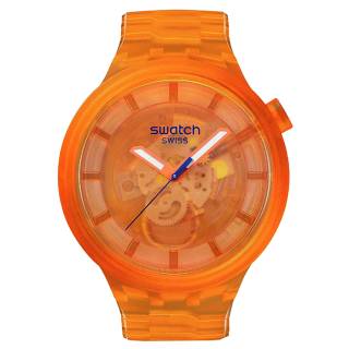 ΡΟΛΟΙ SWATCH SB05O103 SWATCH Big Bold Colors Of Joy Orange Biosourced Bracelet