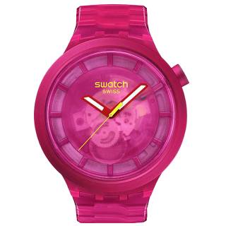 ΡΟΛΟΙ SWATCH SB05P102 SWATCH Big Bold Colors Of Joy Pink Biosourced Bracelet