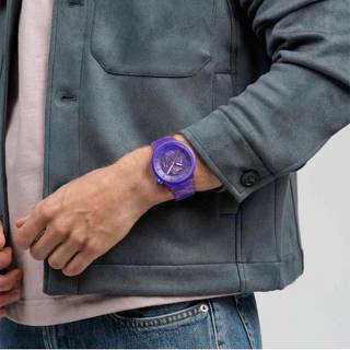 ΡΟΛΟΙ SWATCH SB05V103 SWATCH Big Bold Colors Of Joy Purple Biosourced Bracelet