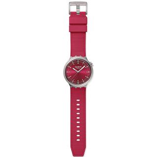 ΡΟΛΟΙ SWATCH SB07S104 SWATCH Scarlet Shimmer Red Rubber Strap