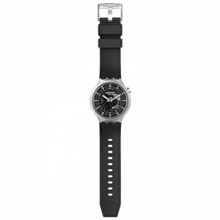 ΡΟΛΟΙ SWATCH  SB07S105 SWATCH Dark Irony Black Silicone Strap