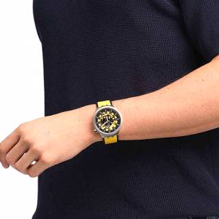 ΡΟΛΟΙ SWATCH  SB07S109 SWATCH Bolden Yellow Two Tone Silicone Strap