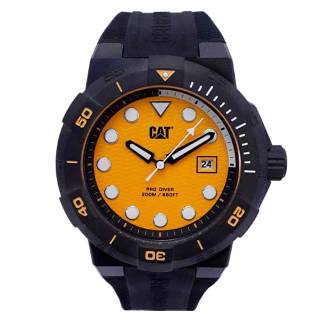 ΡΟΛΟΙ CATERPILLAR  SI16121721 CATERPILLAR Shock Diver Black Silicone Strap