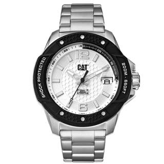 ΡΟΛΟΙ CATERPILLAR  SJ14111232 CATERPILLAR Shockmaster Evo Silver Stainless Steel Bracelet