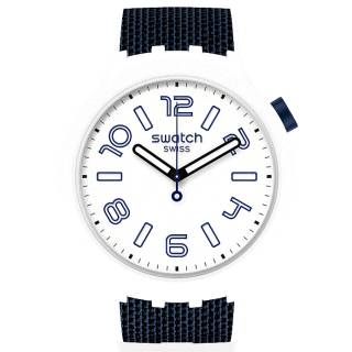 ΡΟΛΟΙ SWATCH SO27W102 Swatch Big Bold Deep Snow White Silicone Strap