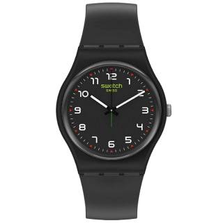 ΡΟΛΟΙ SWATCH SO28B100 SWATCH Gents Masa Black Plastic Strap