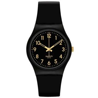 ΡΟΛΟΙ SWATCH  SO28B113 SWATCH Classic Golden Tac Black Biosourced Strap