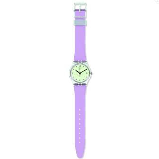 ΡΟΛΟΙ SWATCH  SO28G401 SWATCH Mystic Sunrise Pruple Silicone Strap