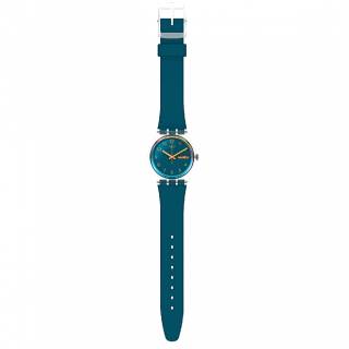 ΡΟΛΟΙ SWATCH  SO28K700-S14 SWATCH Essentials Blue Away Blue Silicone Strap