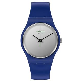 ΡΟΛΟΙ SWATCH SO28N100 SWATCH Gents Silver Wakati Blue Plastic Strap