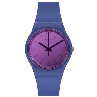 ΡΟΛΟΙ SWATCH SO28N102 SWATCH Gents Mood Boost Purple Bio-Sourced Material Strap