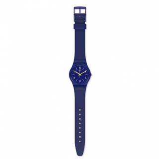 ΡΟΛΟΙ SWATCH SO28N108 SWATCH  Indigo Swing Blue Silicone Strap