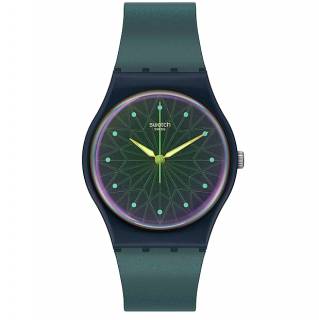 ΡΟΛΟΙ SWATCH  SO28N117 SWATCH Dreaming Of Gemstones Green Silicone Strap