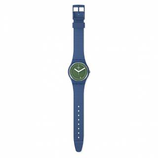 ΡΟΛΟΙ SWATCH  SO28N403 SWATCH Cycles Of Indigo Blue Silicone Strap