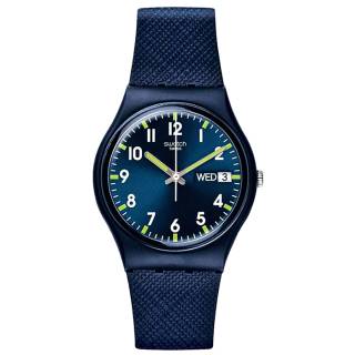 ΡΟΛΟΙ SWATCH  SO28N702 SWATCH Sir Blue with Blue Biosourced Strap