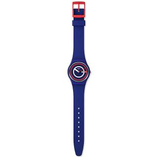 ΡΟΛΟΙ SWATCH  SO28N703  SWATCH  Gent Biosourced  Blue To Basics Blue Silicone Strap