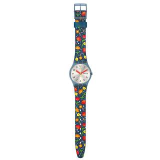 ΡΟΛΟΙ SWATCH  SO28N704 SWATCH Essence Of Flower Multicolor Silicone Strap