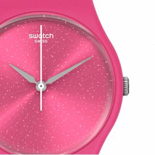 ΡΟΛΟΙ SWATCH  SO28P101 SWATCH Gents Magi Pink Silicone Strap