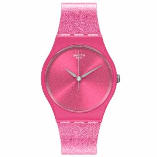 ΡΟΛΟΙ SWATCH  SO28P101 SWATCH Gents Magi Pink Silicone Strap