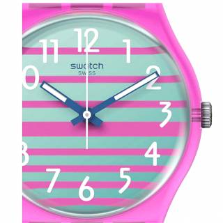 ΡΟΛΟΙ SWATCH  SO28P105 SWATCH Electrifying Summer Multicolor Silicone Strap