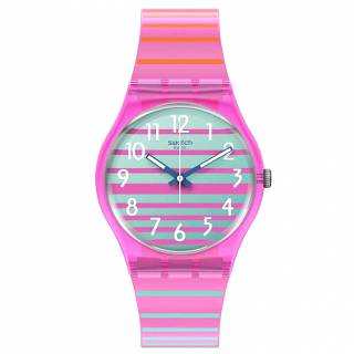 ΡΟΛΟΙ SWATCH  SO28P105 SWATCH Electrifying Summer Multicolor Silicone Strap