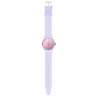 ΡΟΛΟΙ SWATCH SO28V100 SWATCH Gents Comfy Boost Lilac Bio-Sourced Material Strap