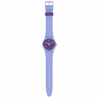 ΡΟΛΟΙ SWATCH SO28V101 SWATCH  Violet Dream Tonic Purple Silicone Strap