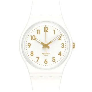 ΡΟΛΟΙ SWATCH  SO28W106-S14 SWATCH White Bishop White Silicone Strap