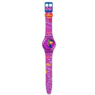 ΡΟΛΟΙ SWATCH  SO28Z118 SWATCH Simpsons Class Act Multicolor Silicone Strap