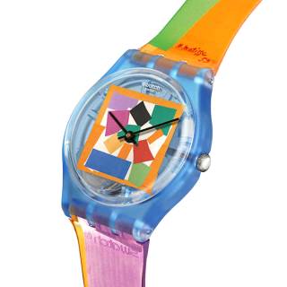 ΡΟΛΟΙ SWATCH SO28Z127 SWATCH X Tate Gallery The Snail by Henri Matisse