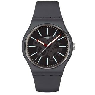 ΡΟΛΟΙ SWATCH  SO29A101 SWATCH Essentials Coblestone Street Grey Biosourced Strap