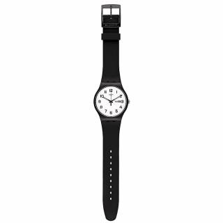 ΡΟΛΟΙ SWATCH SO29B703 SWATCH Twice Again Black Silicone Strap