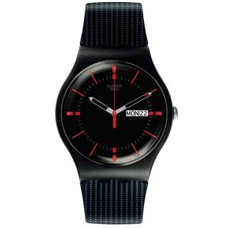 ΡΟΛΟΙ SWATCH  SO29B710-S14 SWATCH High-Lands Mix GAET Black Silicone Strap