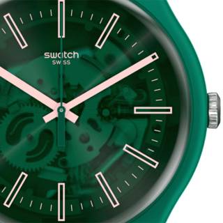 ΡΟΛΟΙ SWATCH SO29G100 SWATCH Sunbrush Grassh Green Silicone Strap