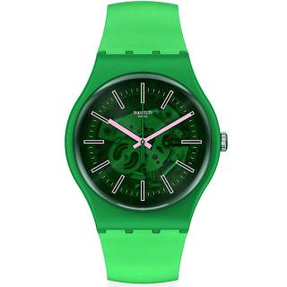 ΡΟΛΟΙ SWATCH SO29G100 SWATCH Sunbrush Grassh Green Silicone Strap