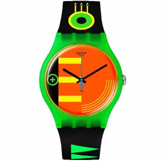 ΡΟΛΟΙ SWATCH  SO29G106 SWATCH Neon Rider Multicolor Silicone Strap