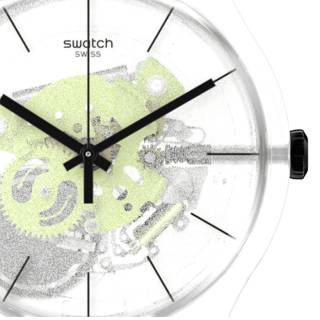 ΡΟΛΟΙ SWATCH  SO29K106 SWATCH Green Daze Green Silicone Strap