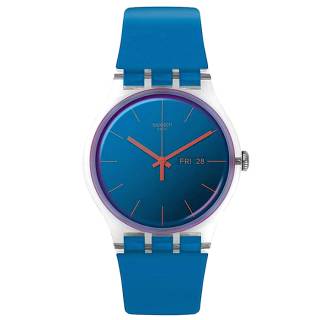 ΡΟΛΟΙ SWATCH  SO29K702-S14 SWATCH Transformation Polablue Blue Silicone Strap