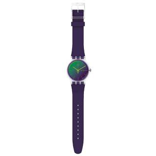 ΡΟΛΟΙ SWATCH  SO29K703-S14 SWATCH Spring Breeze Polapurple Purple Silicone Strap