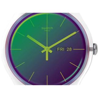 ΡΟΛΟΙ SWATCH  SO29K703-S14 SWATCH Spring Breeze Polapurple Purple Silicone Strap