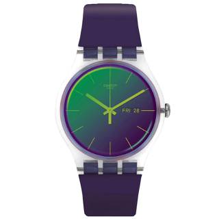 ΡΟΛΟΙ SWATCH  SO29K703-S14 SWATCH Spring Breeze Polapurple Purple Silicone Strap