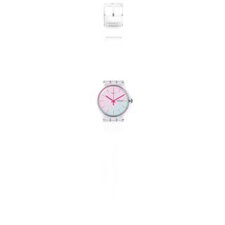 ΡΟΛΟΙ SWATCH  SO29K704 SWATCH Polawhite White  Silicone Strap