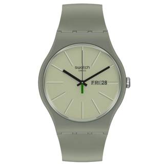 ΡΟΛΟΙ SWATCH SO29M700 SWATCH New Gent We In The Khaki Now Khaki Silicone Strap